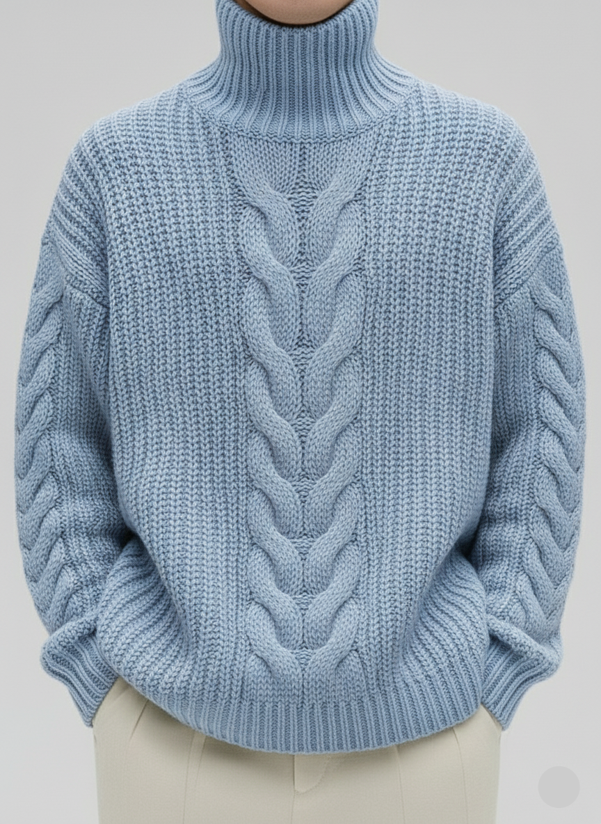 Men’s Everyday Wear Turtleneck Sweater 38A